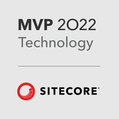 Sitecore Technology MVP 2022 Badge