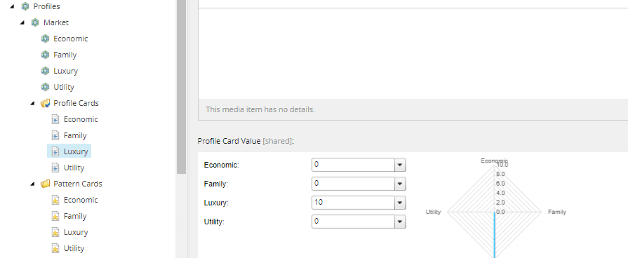 1 to 1 profile key to cards